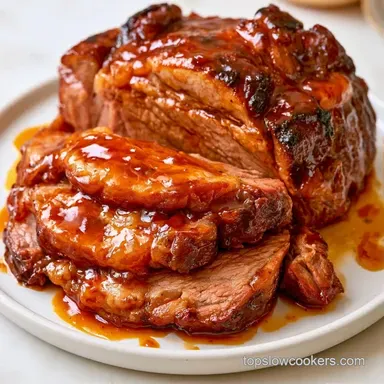 Honey Garlic Pot Roast for 6 Servings Recipe Card