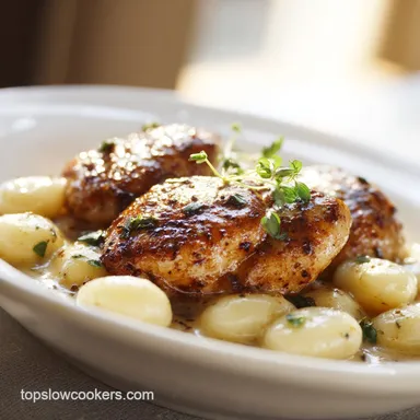 One-Pan Lemon Chicken Gnocchi