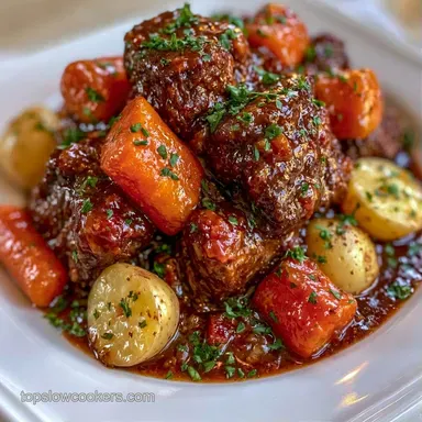 Make Ahead Slow Cooker Beef Stew Meal Prep Recipe Card