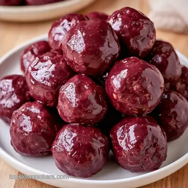 Meatballs With Grape Jelly Party-Ready