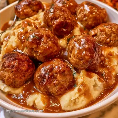 Meatballs Mashed Potatoes in 45 Minutes
