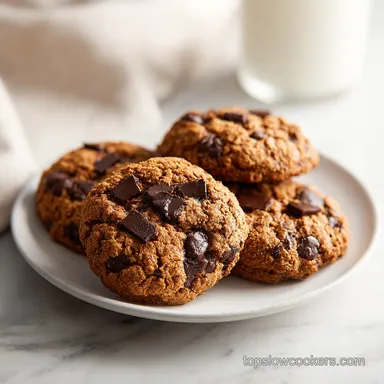 Protein Chocolate Chip Cookies with Oats for Health Enthusiasts