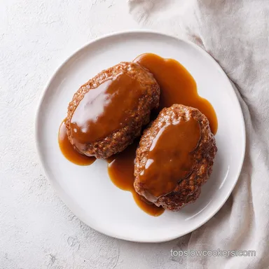 Salisbury Steak in 30 Minutes Recipe Card