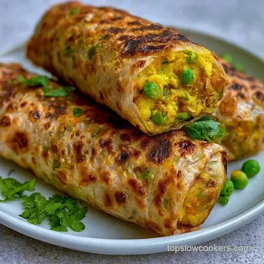 Samosa Rice Paper Rolls in 30 Minutes