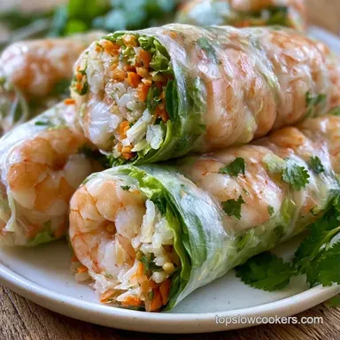 Shrimp Rice Paper Rolls in 30 Minutes Recipe Card