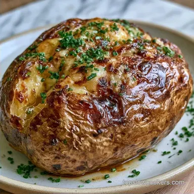 Slow Cooker Baked Potatoes for 6 Servings
