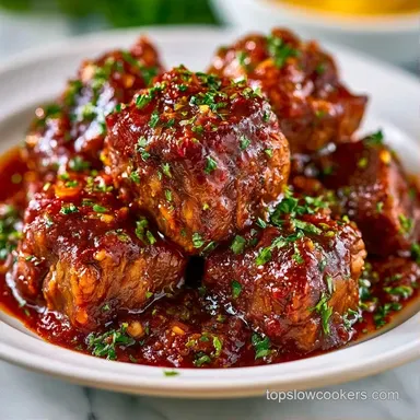 Slow Cooker Beef Mechado for Dad: Tender Recipe Card