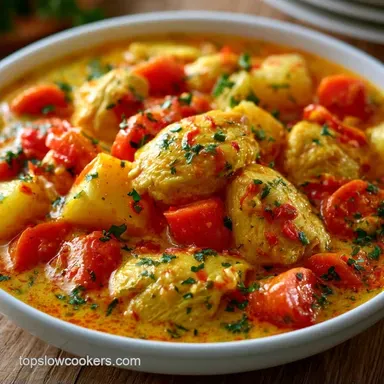 Slow Cooker Chicken Curry: Coconut Milk