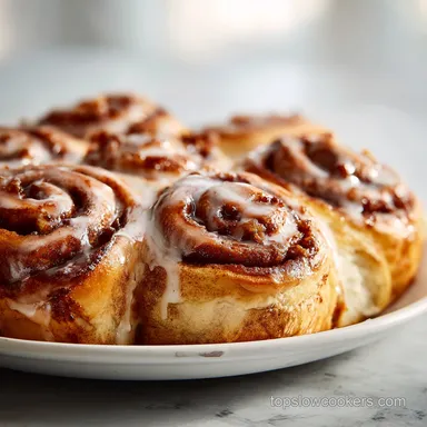Slow Cooker Cinnamon Rolls Recipe: 2h 10min Recipe Card