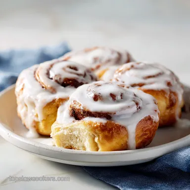 Slow Cooker Cinnamon Rolls Recipe: 2h 10min