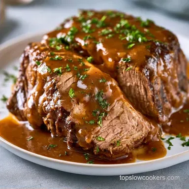 Slow Cooker Fathers Day Beef Roast for 6