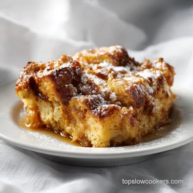 Slow Cooker French Toast Casserole for 8