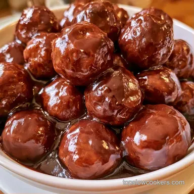Slow Cooker Grape Jelly Meatballs (4h) Recipe Card