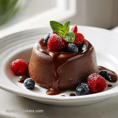 Slow Cooker Hot Chocolate Recipe for 10 Servings Recipe Card