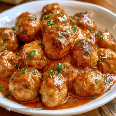 Slow Cooker Italian Meatballs for 24