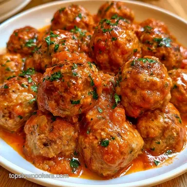 Slow Cooker Meatball Marinara: One-Pot