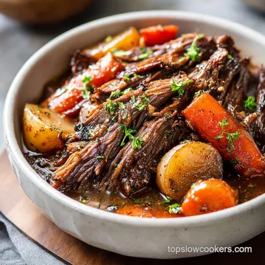 Mississippi Pot Roast: Cooked for 8 Hours Recipe Card