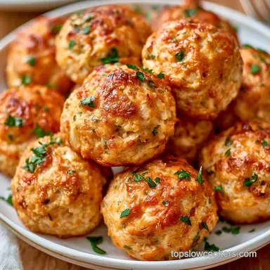 Slow Cooker Parmesan Meatballs for 6 Recipe Card