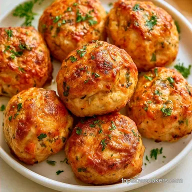 Slow Cooker Parmesan Meatballs for 6