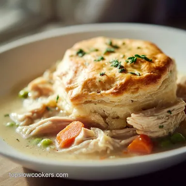 Slow Cooker Chicken Pot Pie Stew for 6