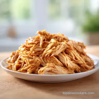 Slow Cooker Shredded Chicken: Tender