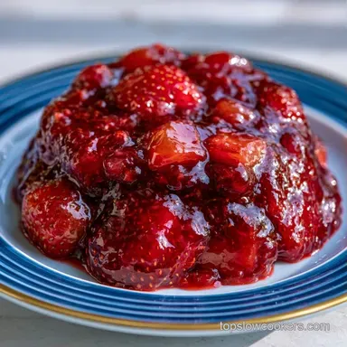 Strawberry Rhubarb Jam for 6 Jars Recipe Card