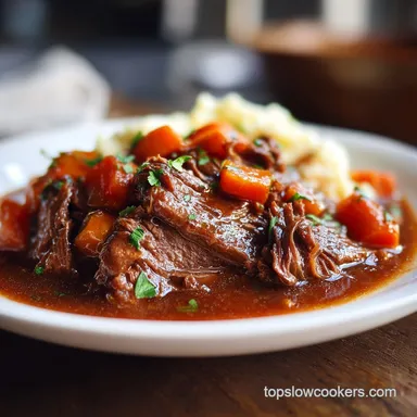Slow Cooker Swiss Steak for 6 Servings Recipe Card