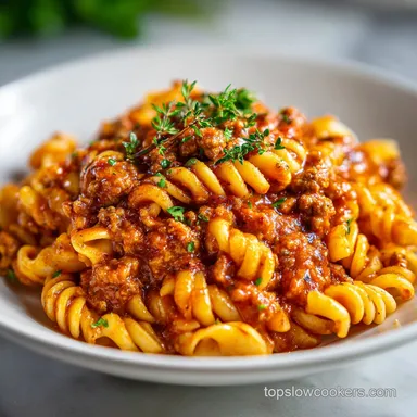 Slow Cooker Ground Turkey Pasta Sauce: 6h 20min Recipe Card