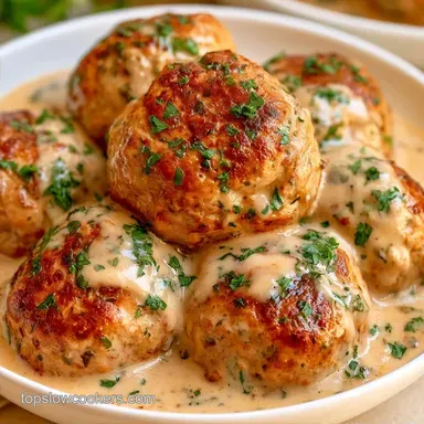 Creamy SlowCooker Swedish Meatballs
