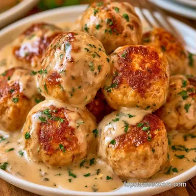 Swedish Meatballs and Gravy in 55 Minutes Recipe Card