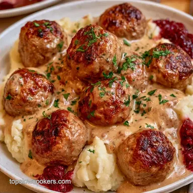 Swedish Meatballs Dish for 8 Servings