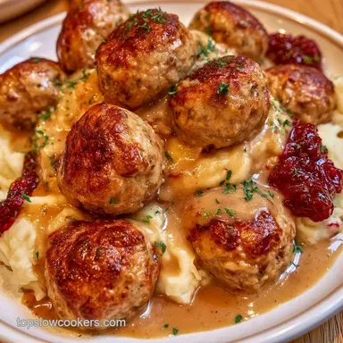 Swedish Meatballs Meal in 44 Minutes Recipe Card