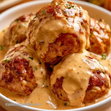 Swedish Meatballs with Gravy in 35 Minutes Recipe Card