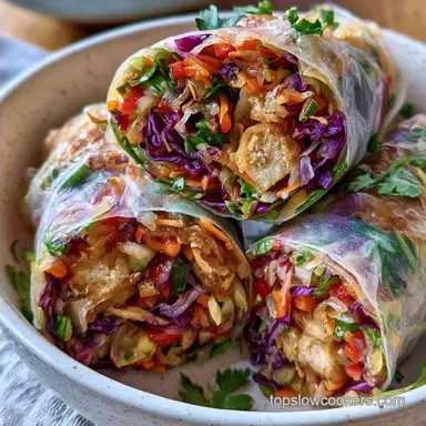 Vegan Salad Rice Paper Rolls in 25 Min