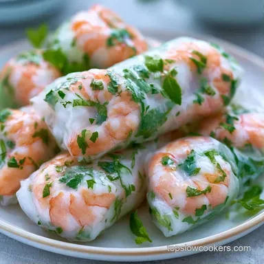 Vietnamese Rice Paper Rolls with Shrimp Recipe Card