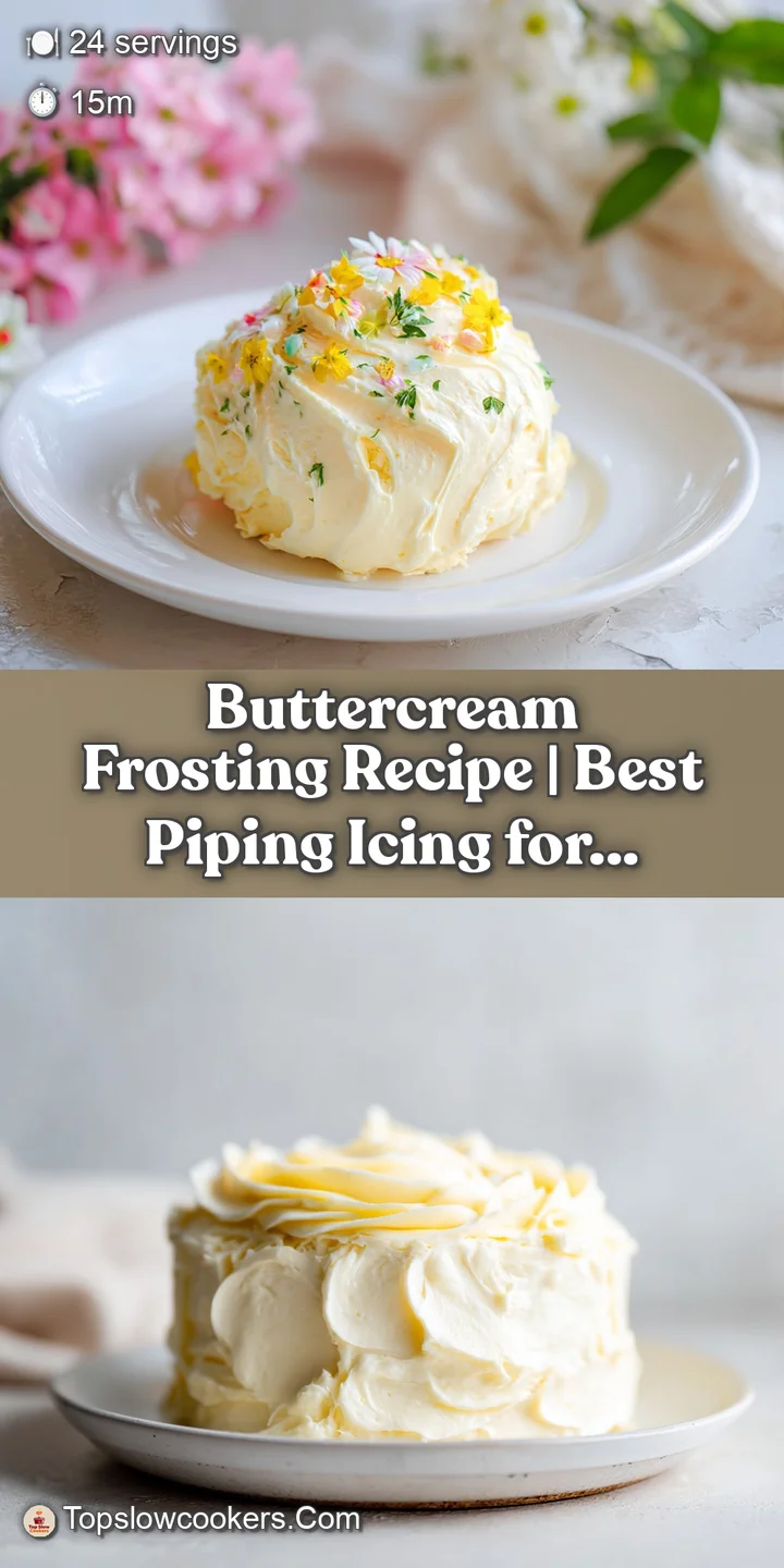 Close-up of a perfectly piped swirl of smooth, glossy white frosting with a delicate sugar sprinkle.