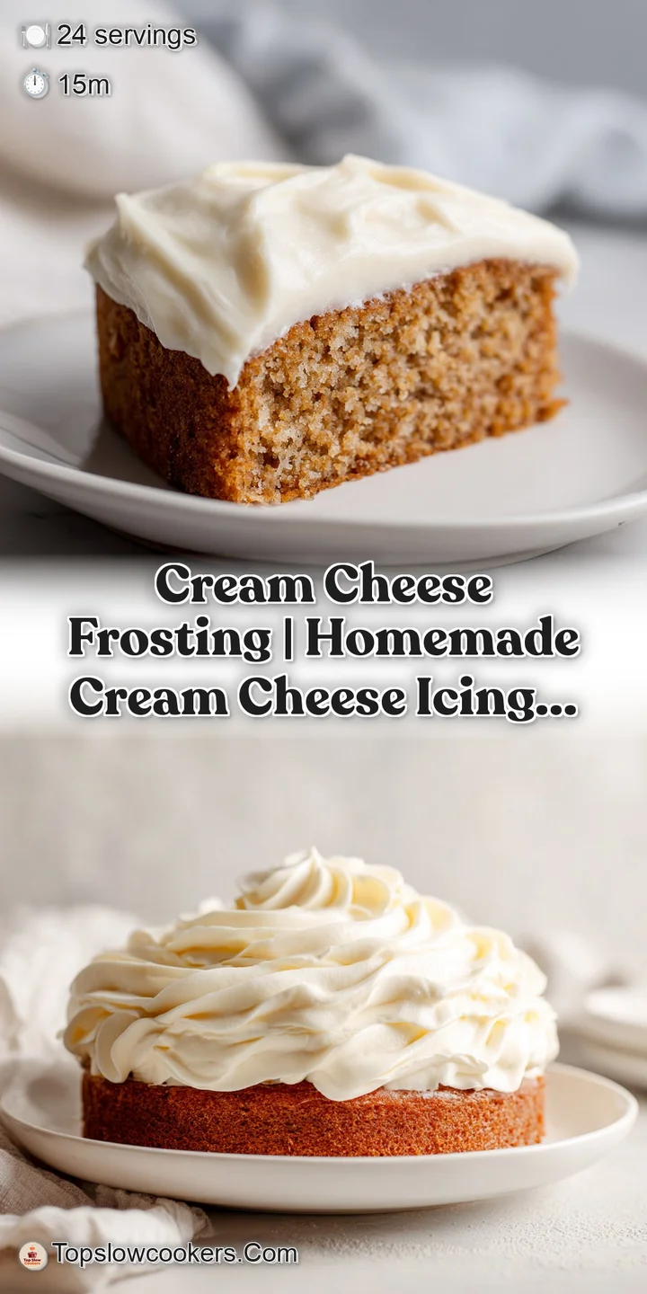 Close-up of a rich, smooth swirl of white cream cheese frosting, showing its luxurious texture.
