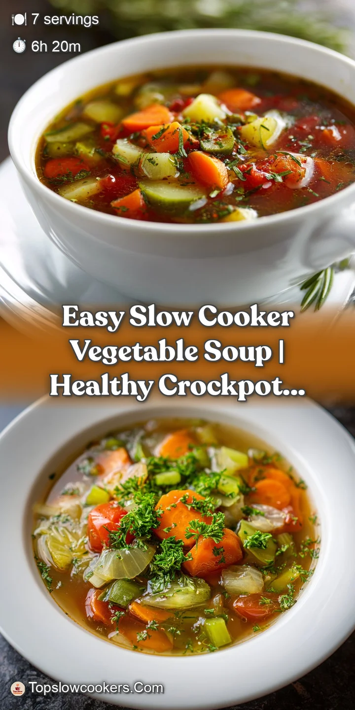 Close-up shot showcasing the rich colors and textures of slow-cooked vegetables in broth. Delicious, vibrant, and satisfying.