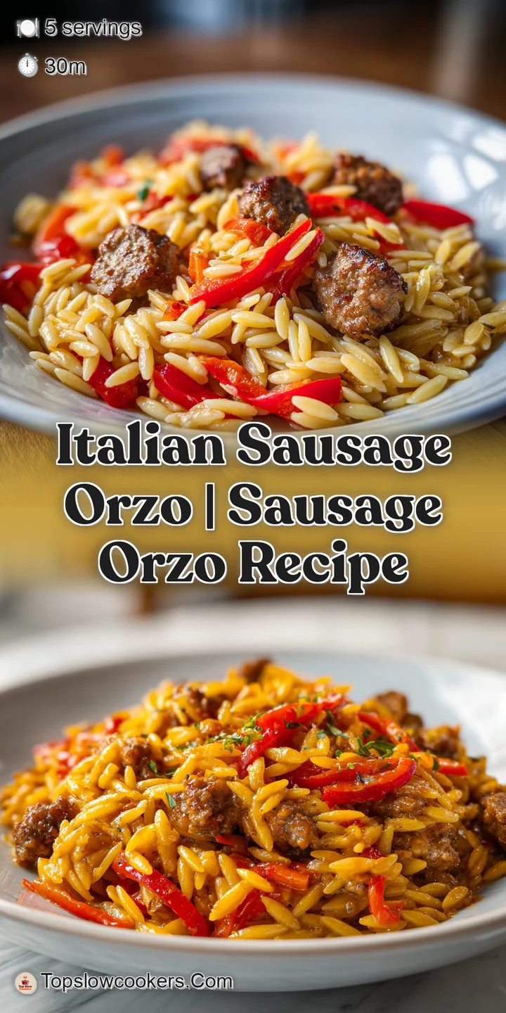 Extreme close-up of a spoonful of velvety pasta and juicy browned sausage with melted parmesan cheese.