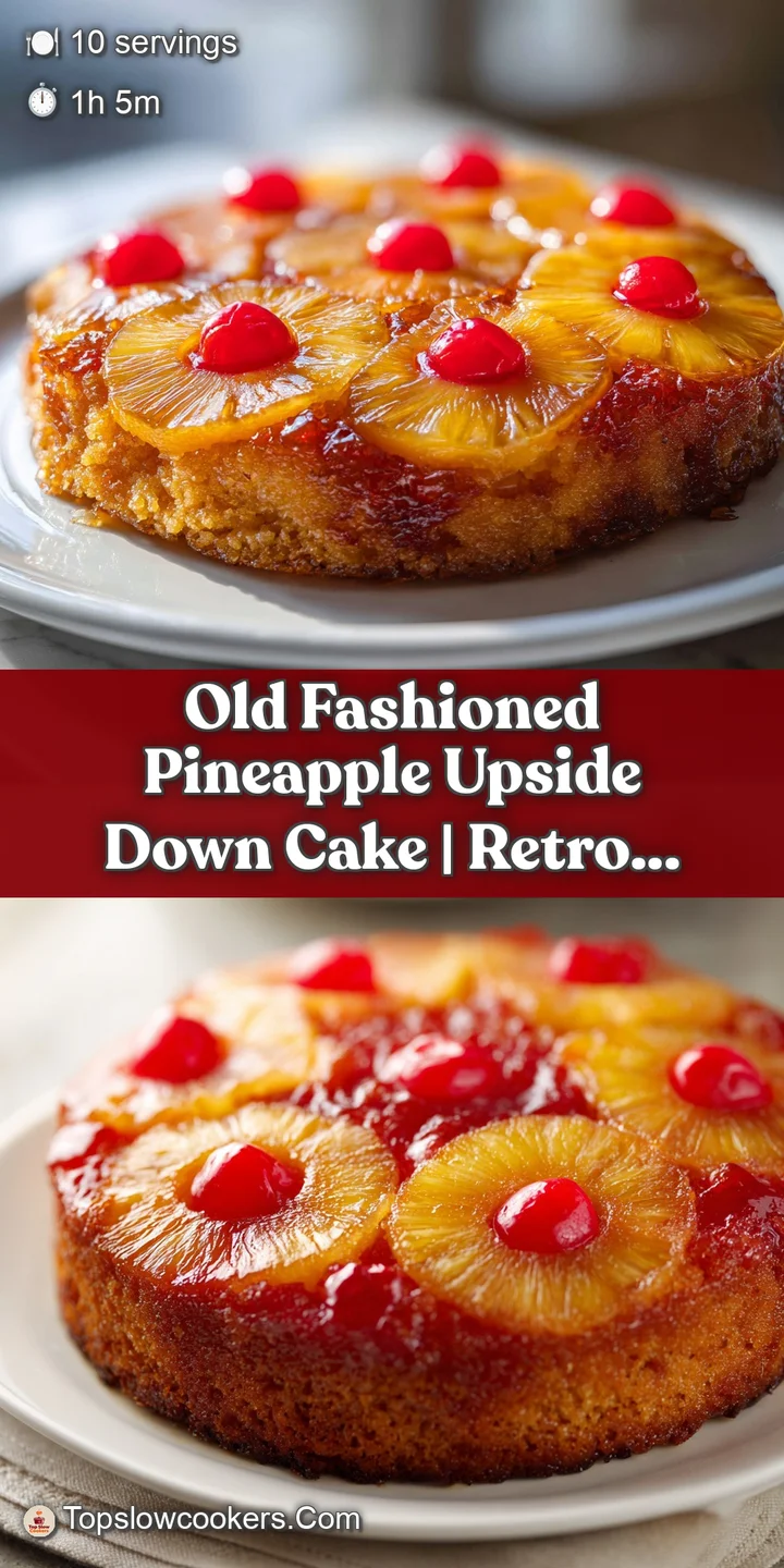 Close-up of a moist cake crumb revealing a sticky caramel glaze and juicy pineapple chunks.