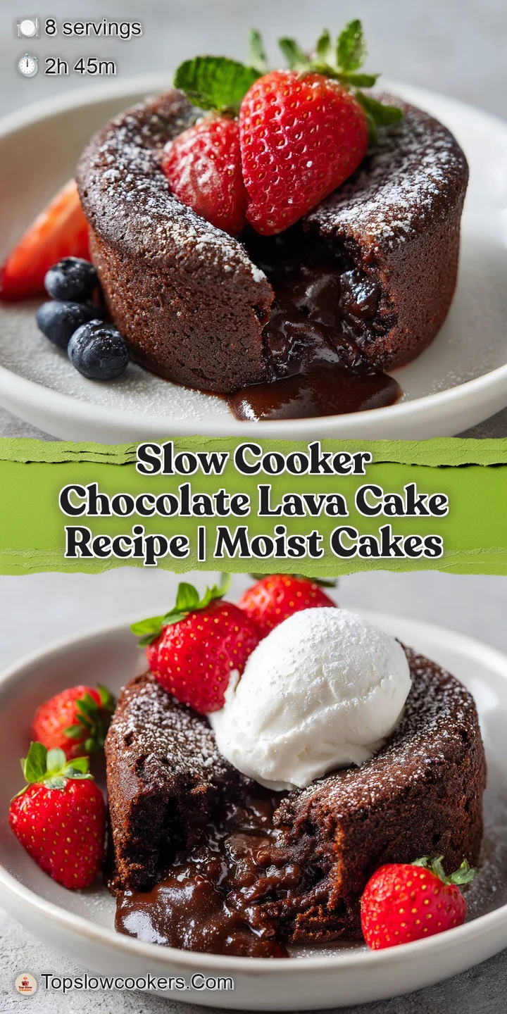 Close-up shot of a gooey, warm chocolate lava cake with an irresistible melted center. Rich, dark chocolate invites indulg...