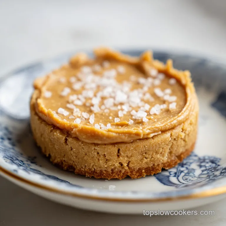 3-Ingredient Peanut Butter Cookie with Sea Salt