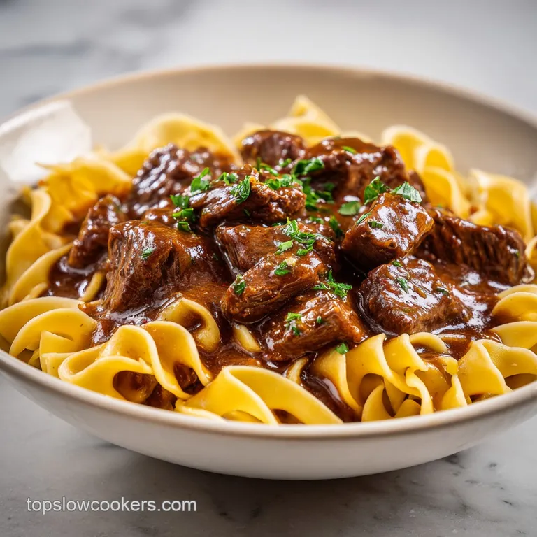 Beef and Noodles: Tender and Hearty
