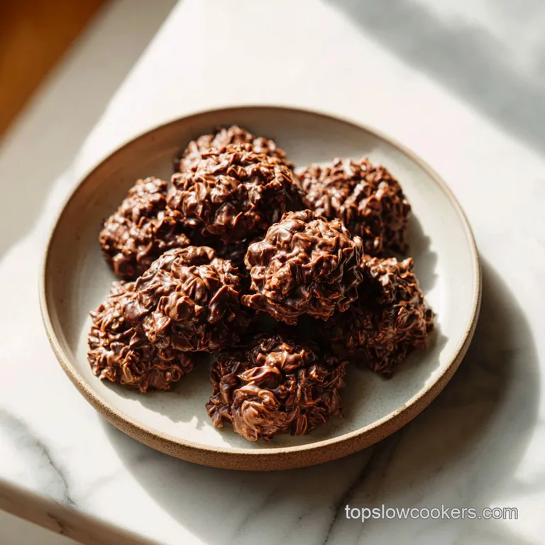 No Bake Cookies: Fudgy and Chewy