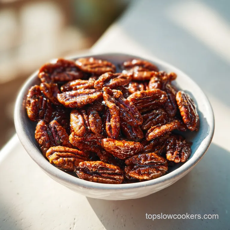 Effortless Crock Pot Candied Pecans