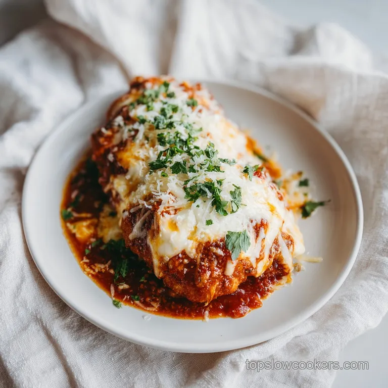 Crock Pot Chicken Parmesan