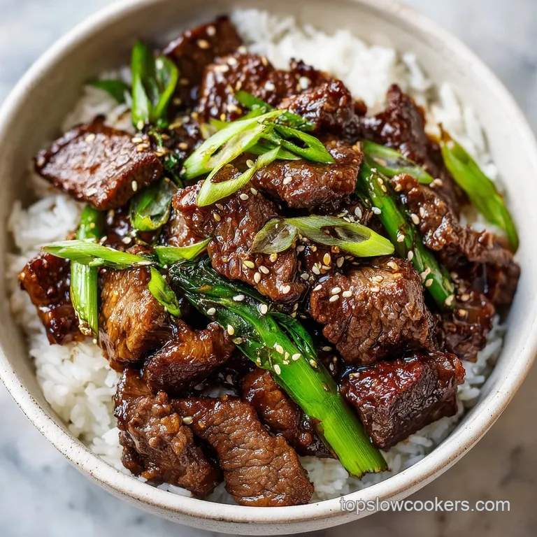 Crock Pot Mongolian Beef