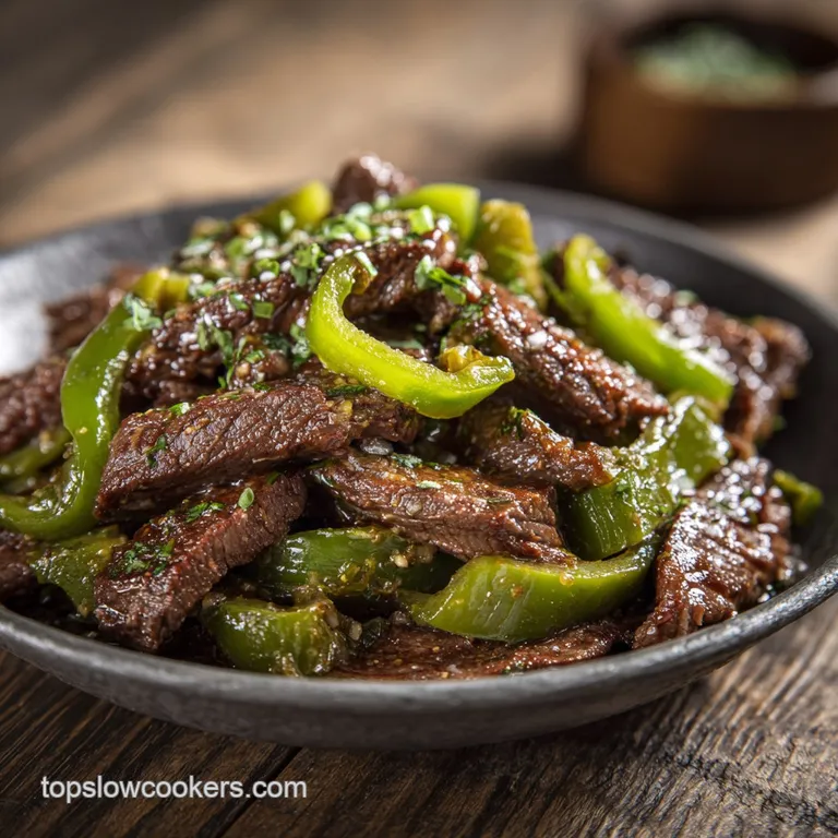 Tender shredded beef piled high on a toasted baguette. Pepperoncini rings add a pop of bright color, a tantalizing lunch.