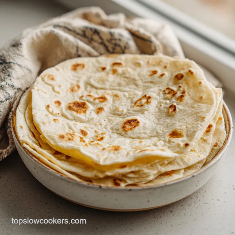 Easy Homemade Flour Tortillas: Soft and Ready in 30 Min