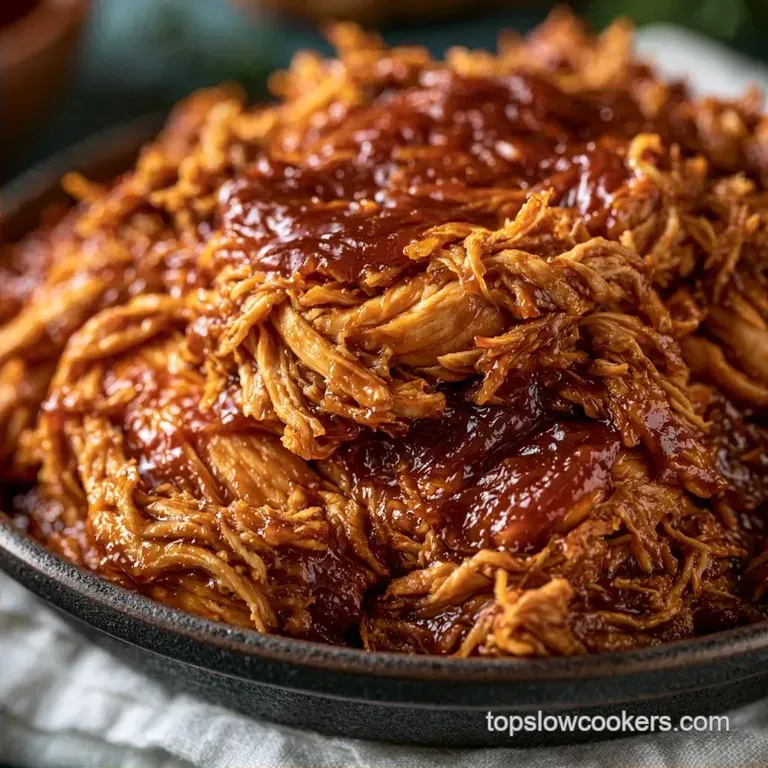 Easy Slow Cooker BBQ Chicken with Tender Thighs